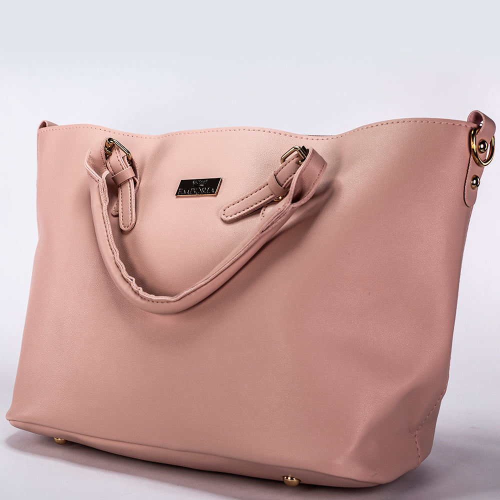 Jarní kolekce Emporia 2025 - "Třešňový květ", 3dílná sada tašek; růžový