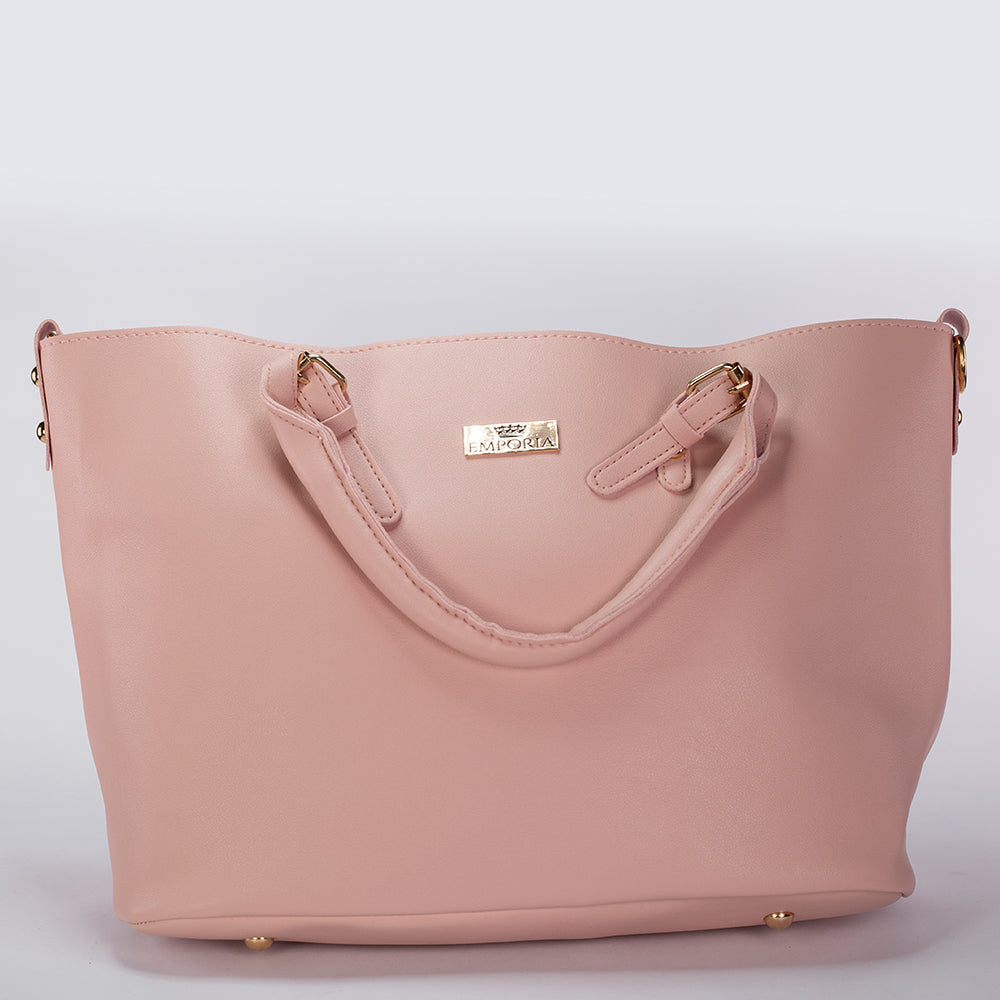 Jarní kolekce Emporia 2025 - "Třešňový květ", 3dílná sada tašek; růžový 11 