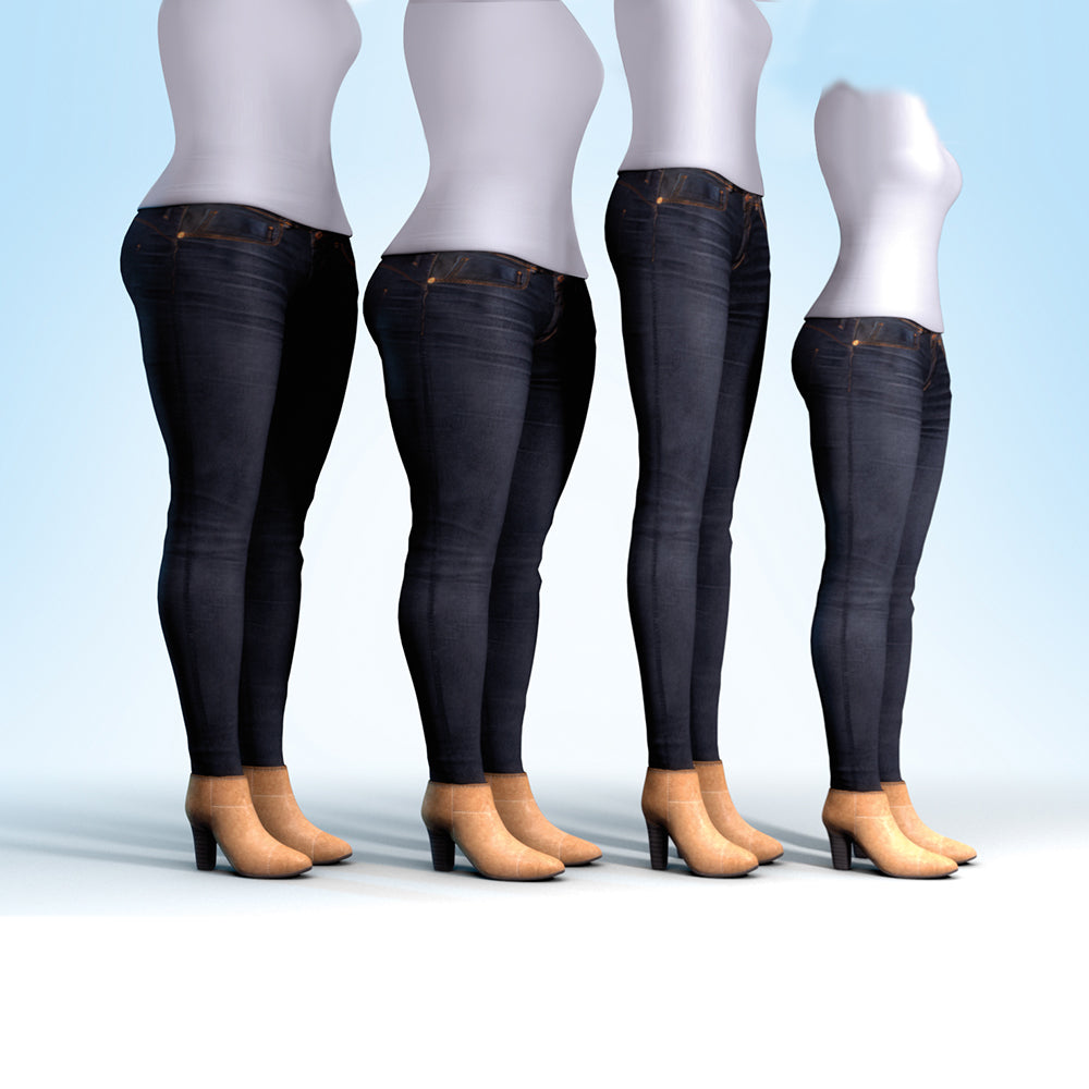 Legíny MyFit Jeans – Legíny s džínovým efektem, které padnou každé postavě (EU size: 44-50) 6 