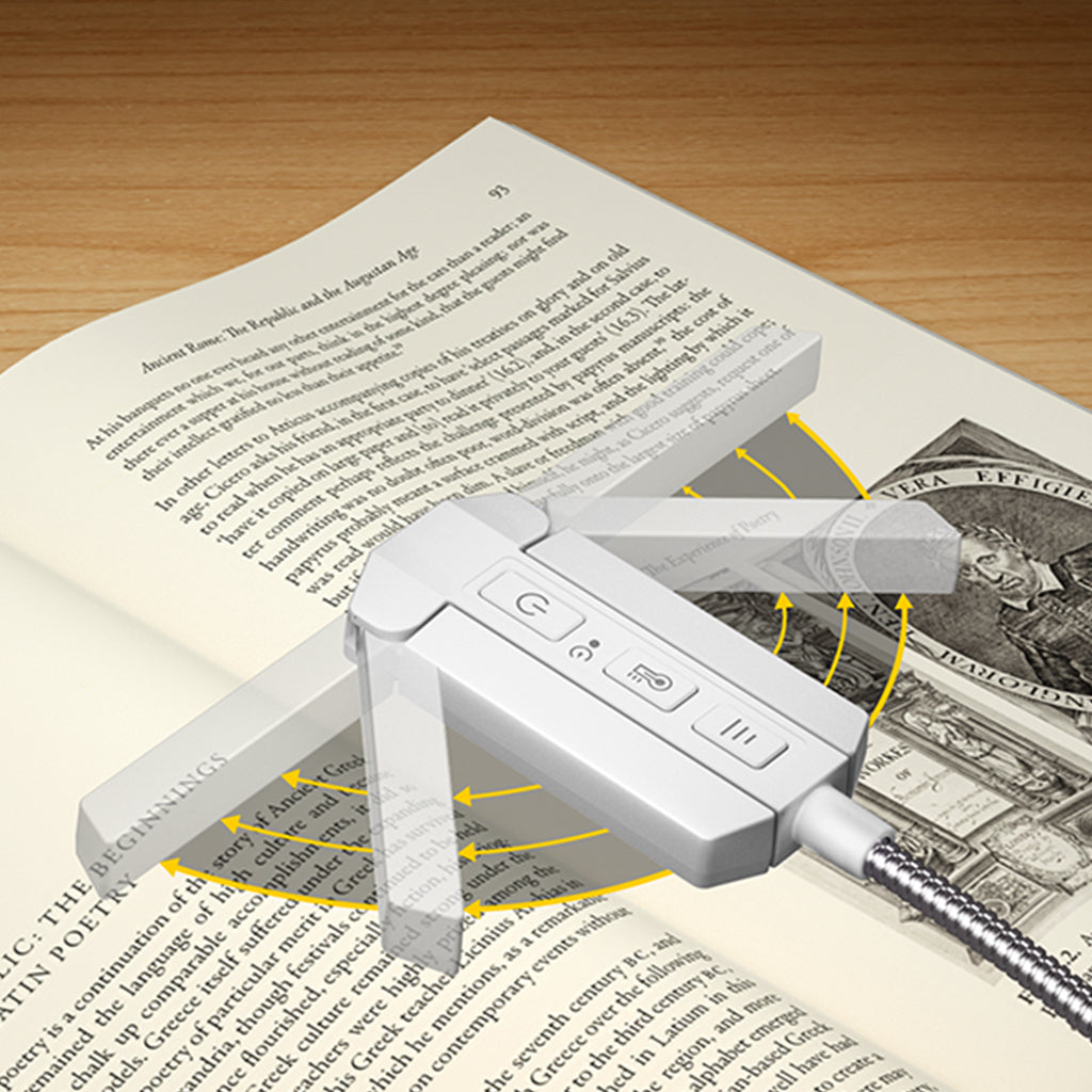 LumeFlex 3-hlavé knižní světlo 7 