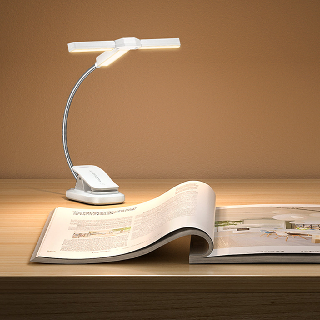 LumeFlex 3-hlavé knižní světlo 1 