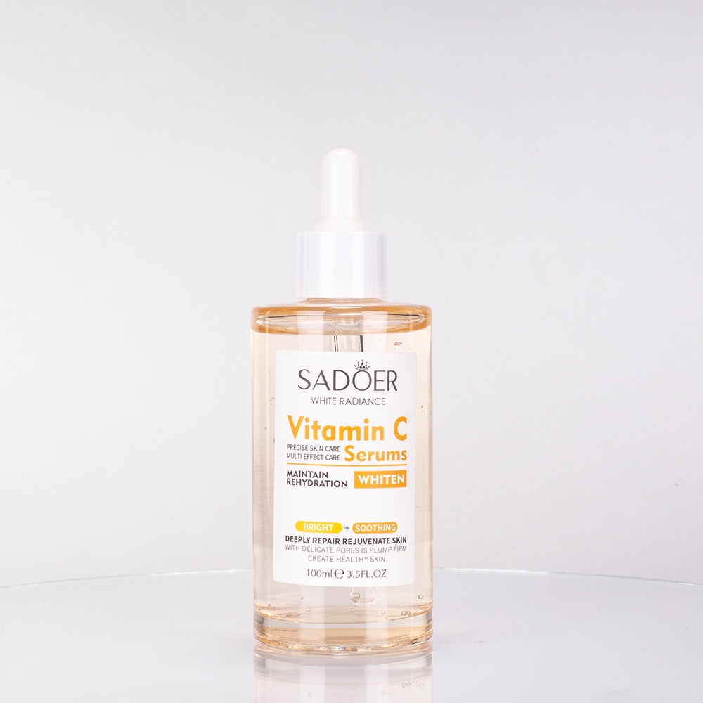 SADOER hydratační pleťové sérum s vitaminem C pro rozjasnění a sjednocení tónu pleti 2 