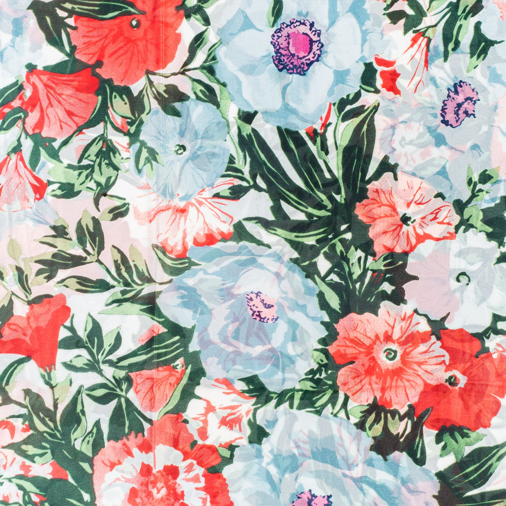 Orchidejový vánek, šála, 85 x 180 cm, Bílá, 100% veganské hedvábí 4 