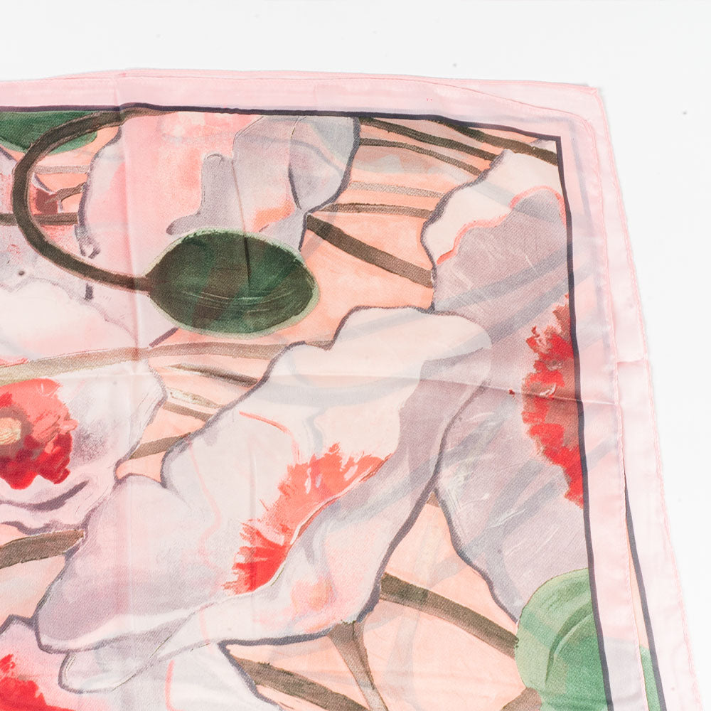 Zahrada snů, šála, 85 x 180 cm, 100% veganské hedvábí 3 