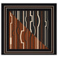 Desert Mirage Scarf, Rust Brown, 90 cm x 90 cm, 100% Silk