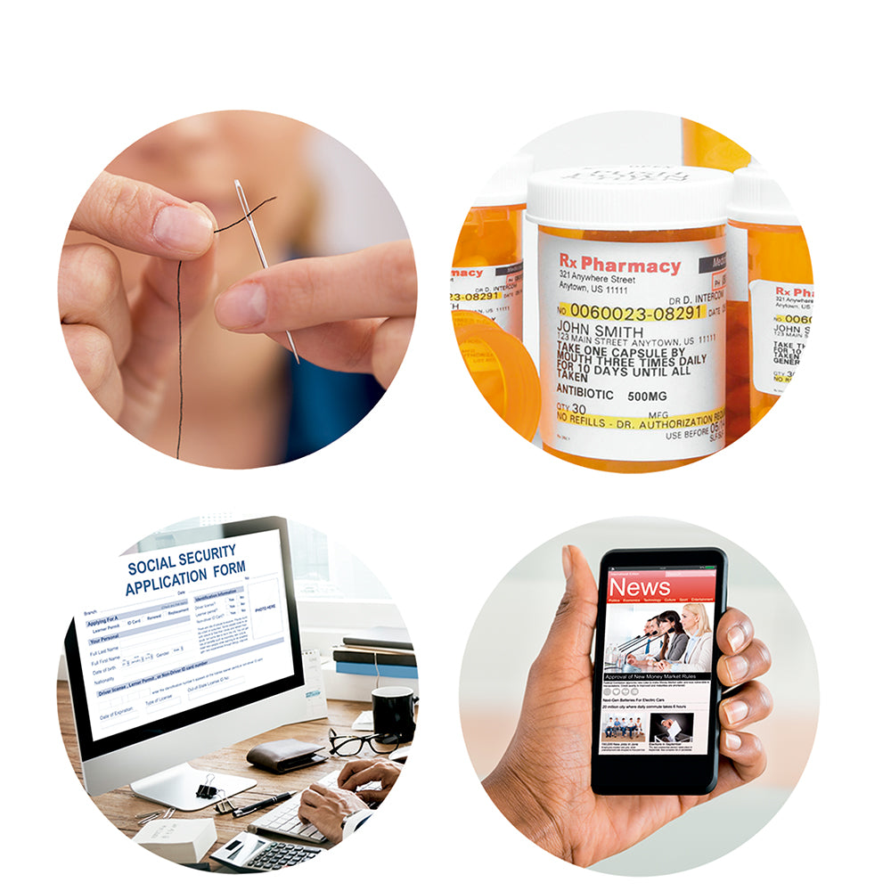 Brýle na čtení Vizmaxx Autofocus 2 v 1 s flexibilním dioptrickým rozsahem, černé