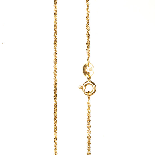 14K Zlatý Náhrdelník  přibližná hmotnost: 1.3 gramů ( Náhrdelník )