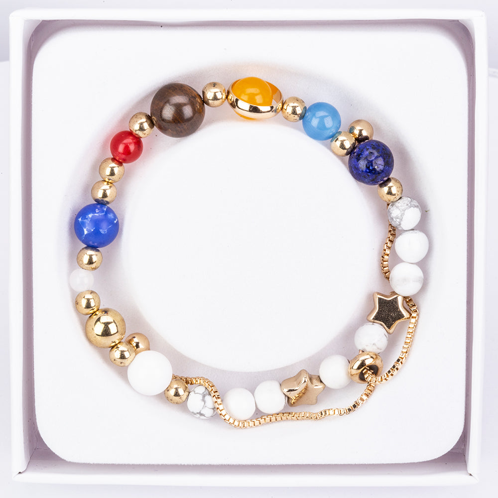 Pozlacená slitina - Náramek s Karneolem a Tygřím Okem - Karátové číslo: 29. přibližná hmotnost: 5.8 gramů 2 