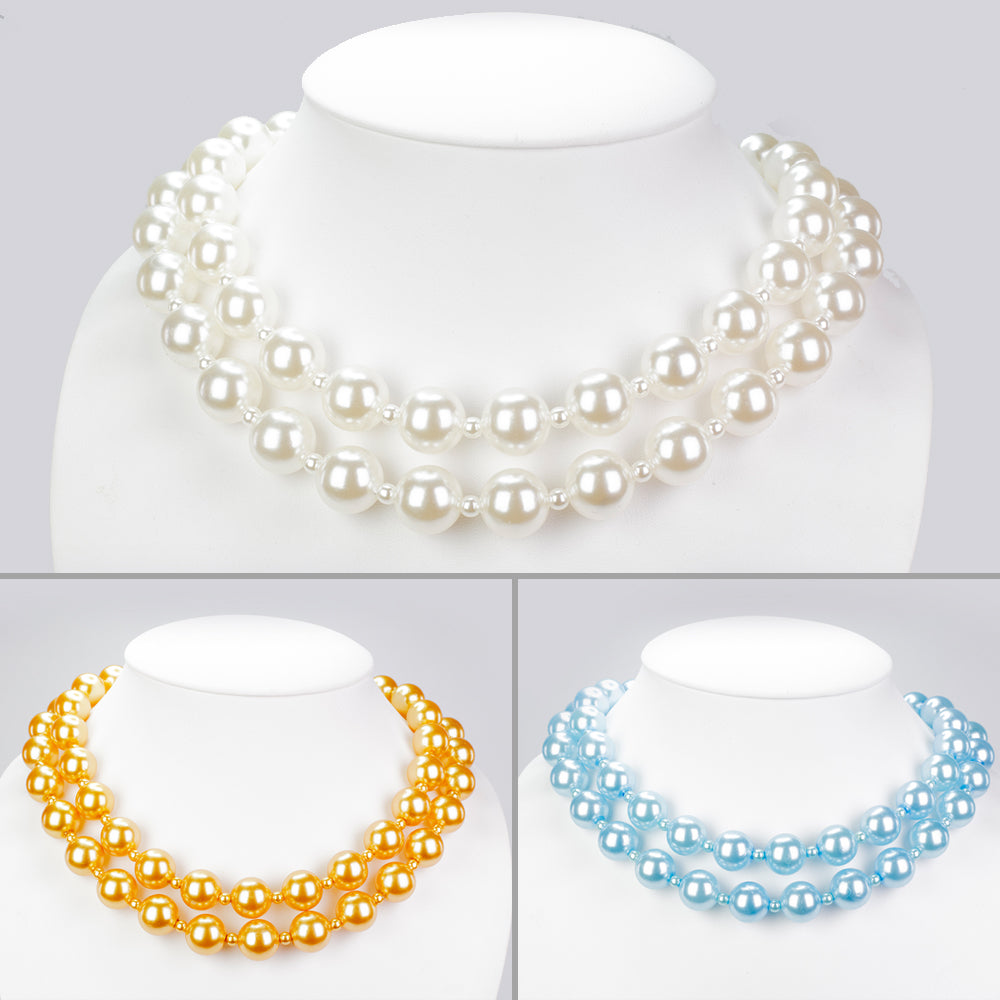 Nugetová Sada se Skleněná Perla přibližná hmotnost: 350 gramů ( Náhrdelník )