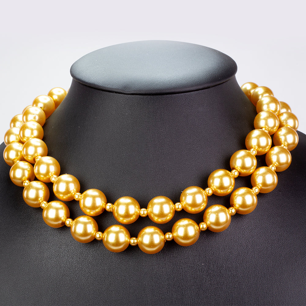 Nugetová Sada se Skleněná Perla přibližná hmotnost: 350 gramů ( Náhrdelník )