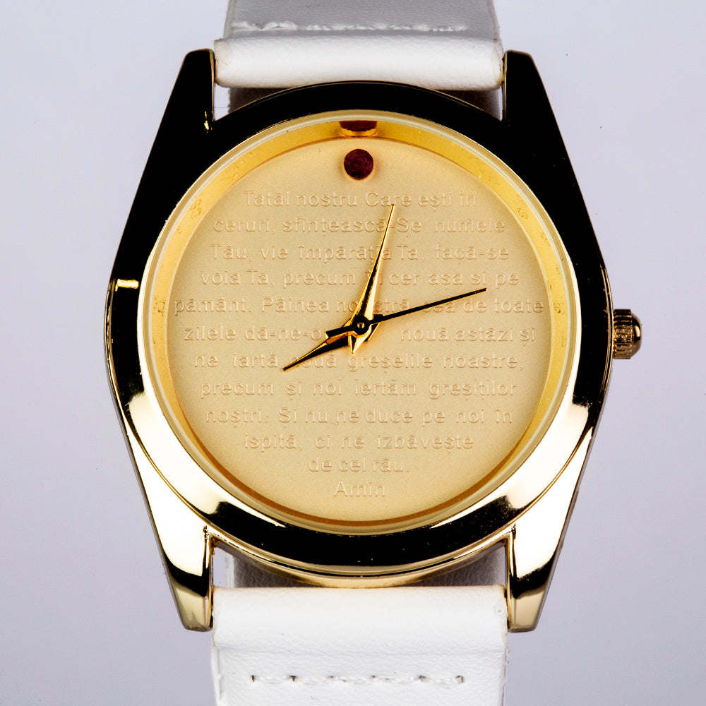 Pozlacená slitina - Hodinky s Rubínem - Karátové číslo: 0.03. přibližná hmotnost: 35 gramů 6 