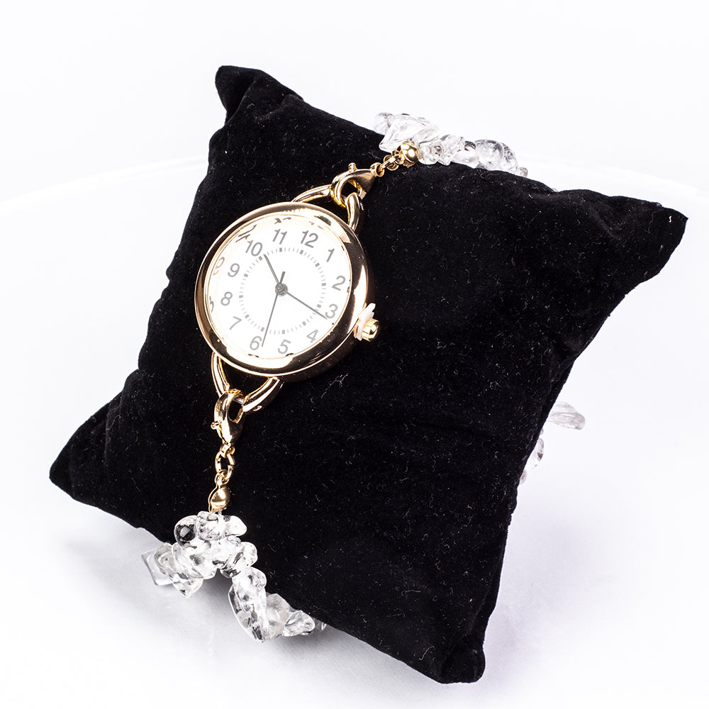 Pozlacená slitina - Hodinky s Tyrkysem a Ametystem - Karátové číslo: 537. přibližná hmotnost: 170 gramů ( Náramek ) 6 