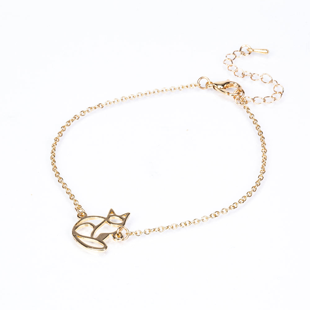 Pozlacená Slitinová Sada ( Náhrdelník+Náramek+Přívěsek ) 3 