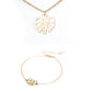 Pozlacená Slitinová Sada ( Náhrdelník+Náramek )