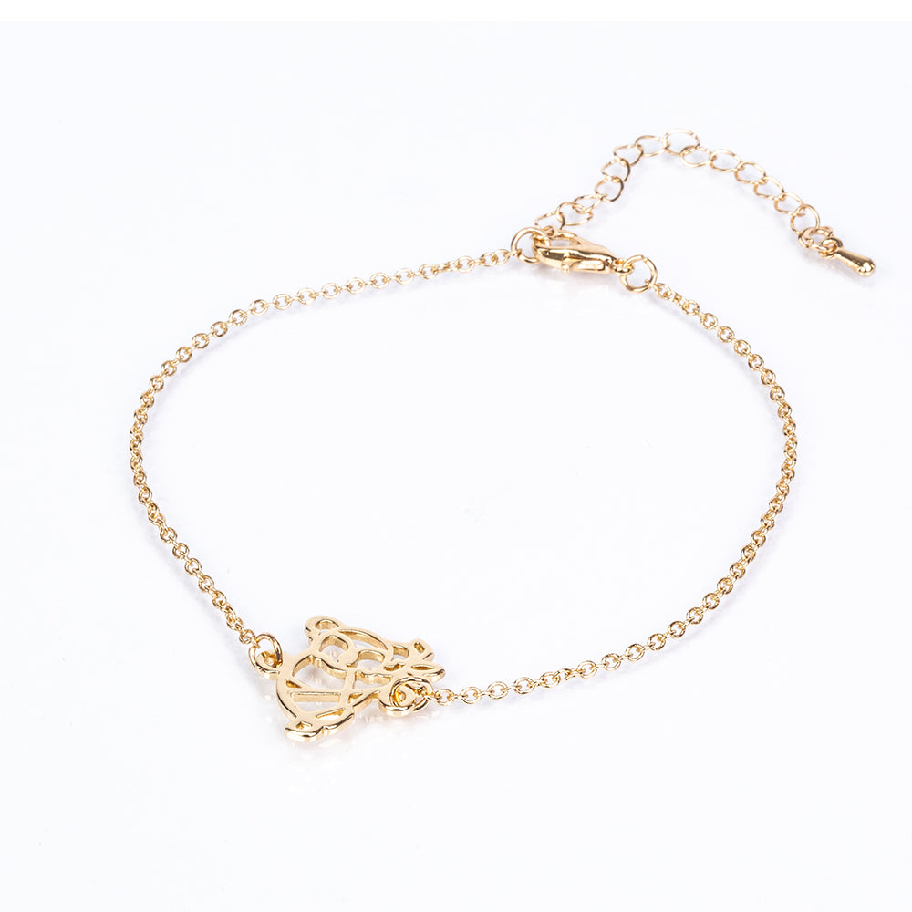 Pozlacená Slitinová Sada ( Náhrdelník+Náramek ) 3 