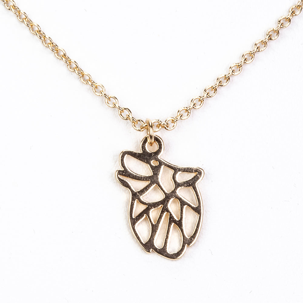 Pozlacená Slitinová Sada ( Náhrdelník+Náramek ) 2 