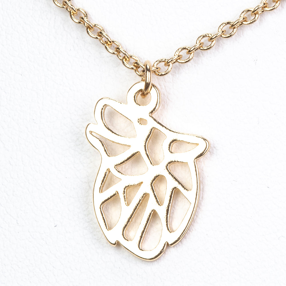 Pozlacená Slitinová Sada ( Náhrdelník+Náramek )