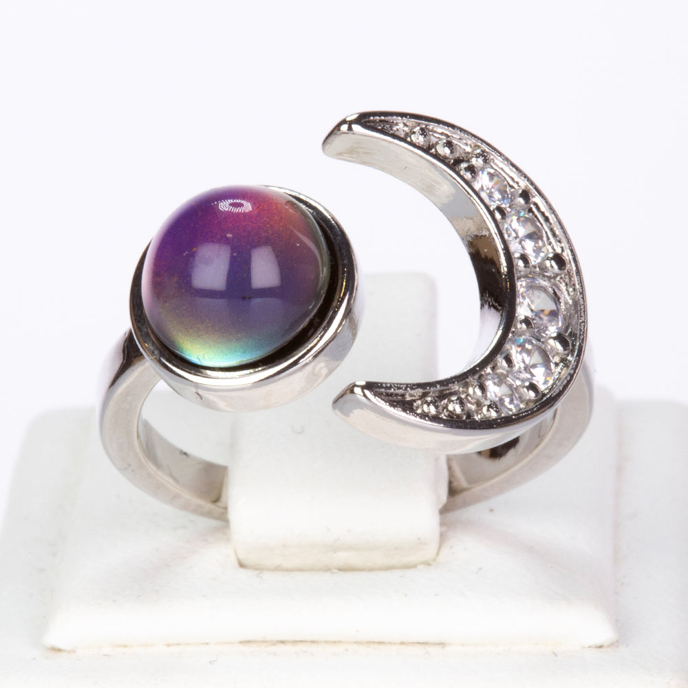 Pozlacený Slitinový Prsten s Bílým Emporia® Křišťálem