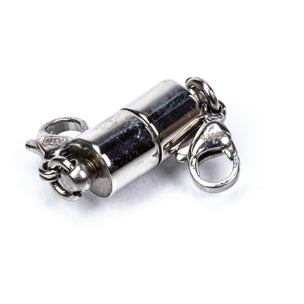 Stříbrný magnetický zámek