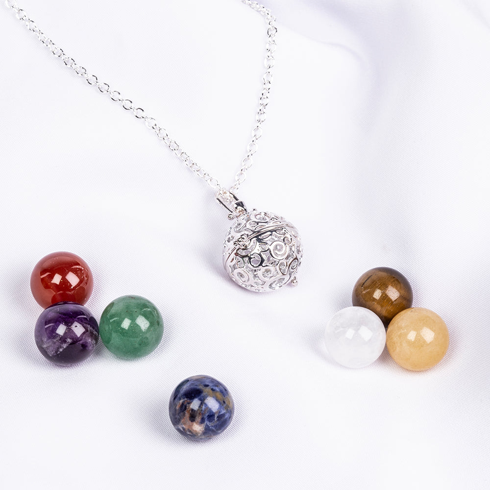 Pozlacená slitina - Náhrdelník s Ametystem a Lapisem Lazuli - Karátové číslo: 55.8. přibližná hmotnost: 26.67 gramů ( Náhrdelník+Přívěsek ) 3 