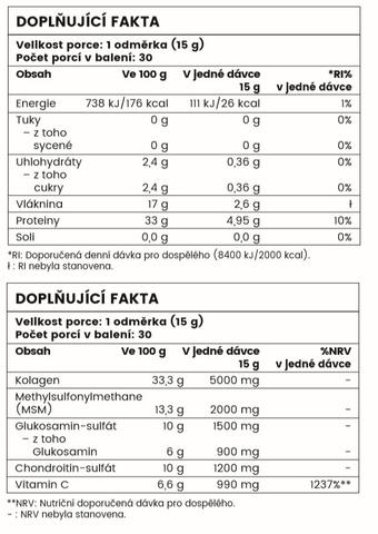 Prémiový MultiCollagen Kolagenový Prášek 450g