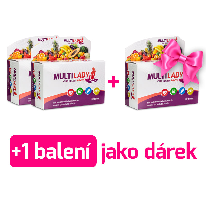 MultiLady - Premiový Imunitu Posilující MultiVitamin pro Ženy 1 
