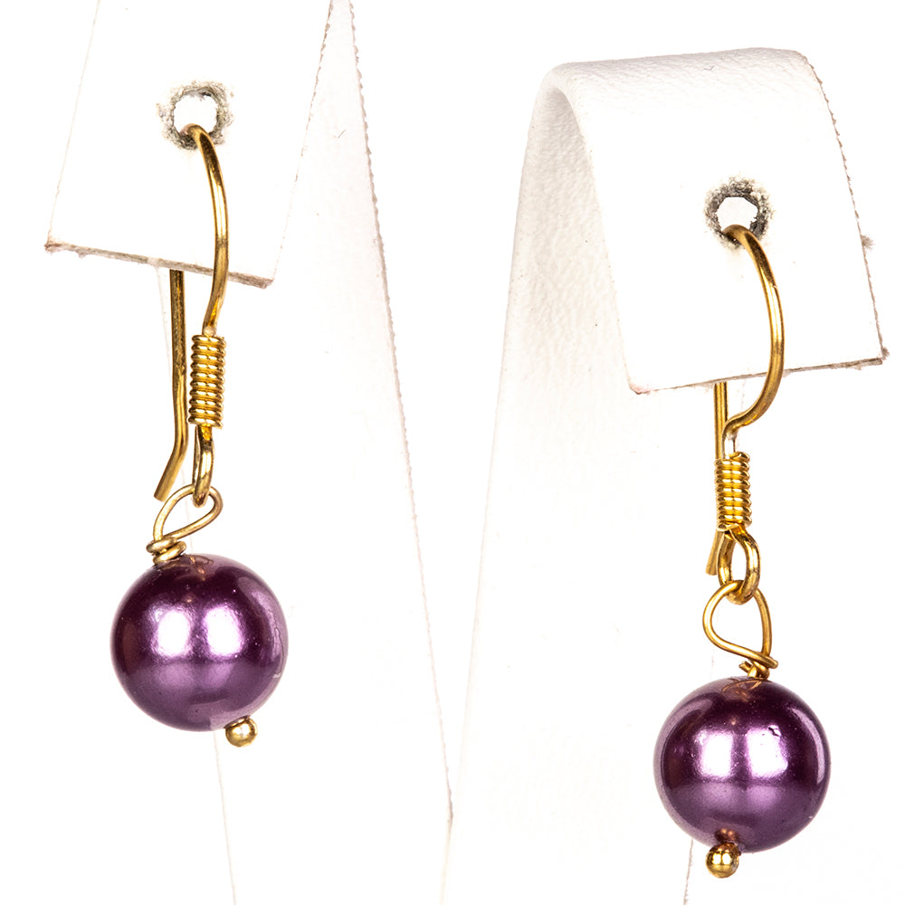 Pozlacené Stříbro 925/1000 - Sada s Perleťová mušle - Karátové číslo: 325.23. přibližná hmotnost: 67.24 gramů ( Náušnice+Náramek )