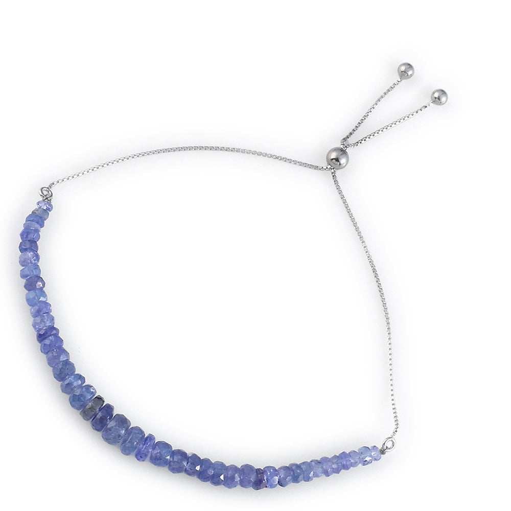 Stříbrný Náramek s Tanzanitem 3 