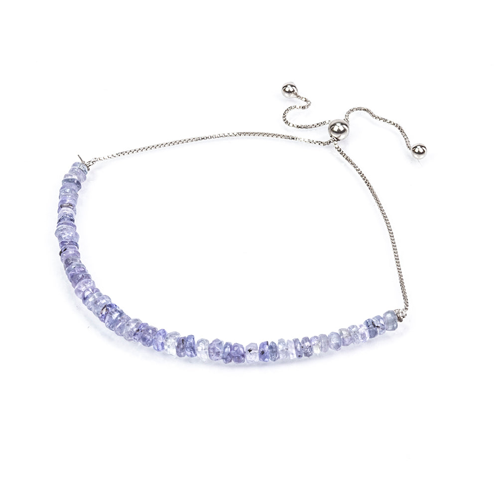 Stříbrný Náramek s Tanzanitem 4 