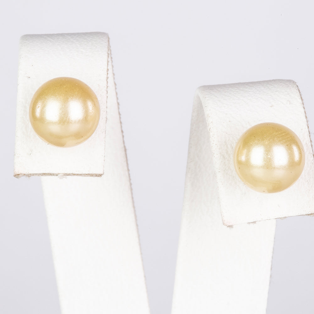 Pozlacené Stříbro 925/1000 - Sada s Jihomořskou Zlatou Perlou - Karátové číslo: 473.5. přibližná hmotnost: 95.36 gramů ( Náhrdelník+Náušnice+Náramek )