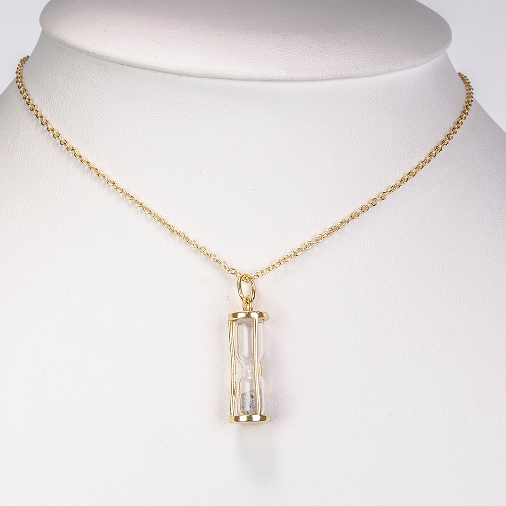 Pozlacená slitina - Náhrdelník s Tanzanitem - Karátové číslo: 1.25. přibližná hmotnost: 5.95 gramů