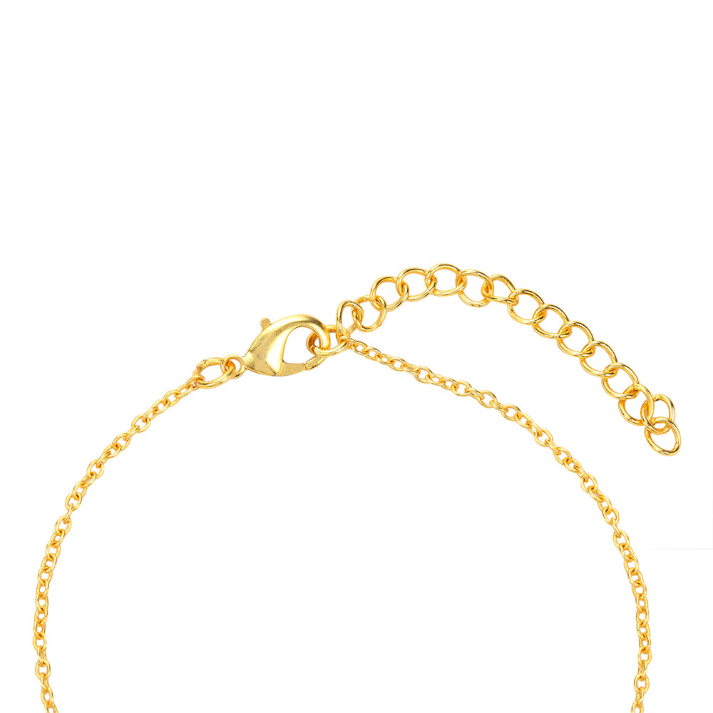 Pozlacené Stříbro 925/1000 - Náhrdelník s Lapisem Lazuli - Karátové číslo: 28. přibližná hmotnost: 7.44 gramů 2 