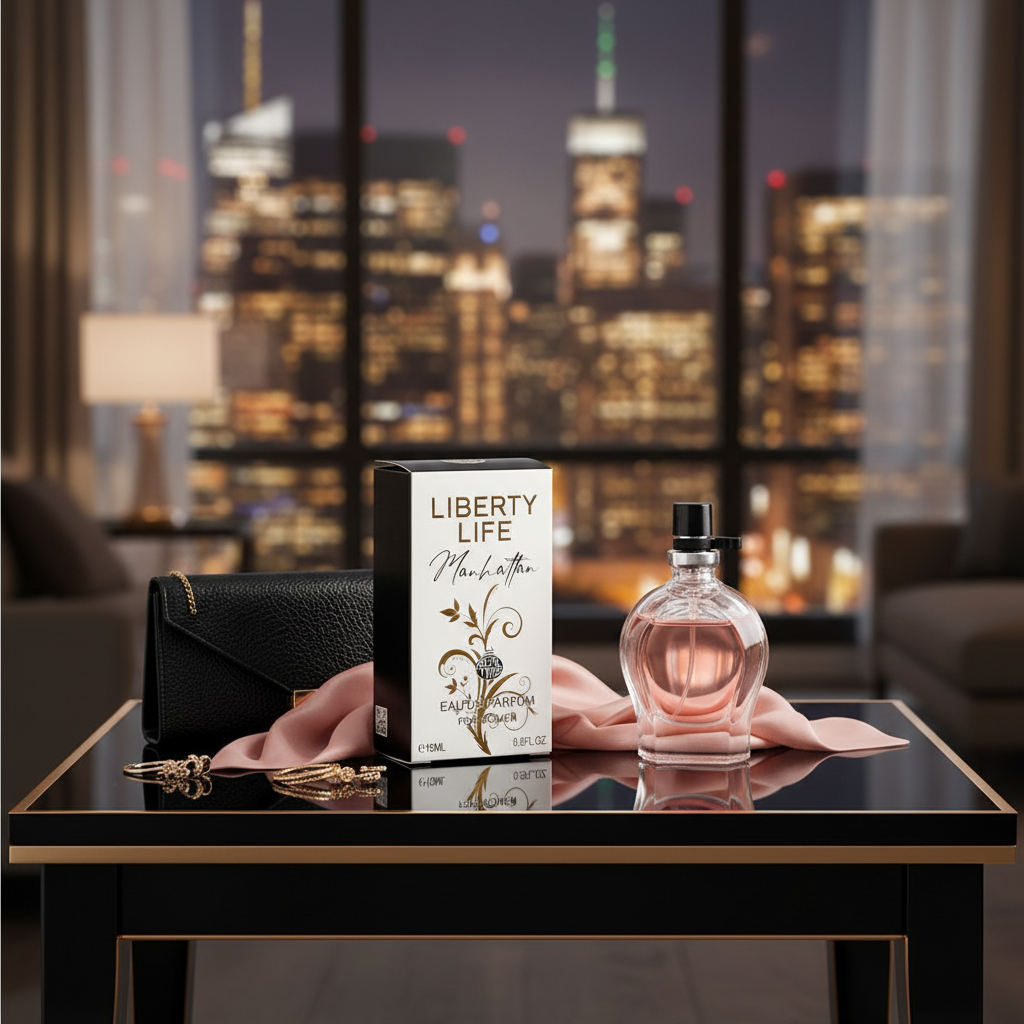 15ml EDP „LIBERTY LIFE MANHATTAN“ – jantarová – fougère vůně 5 