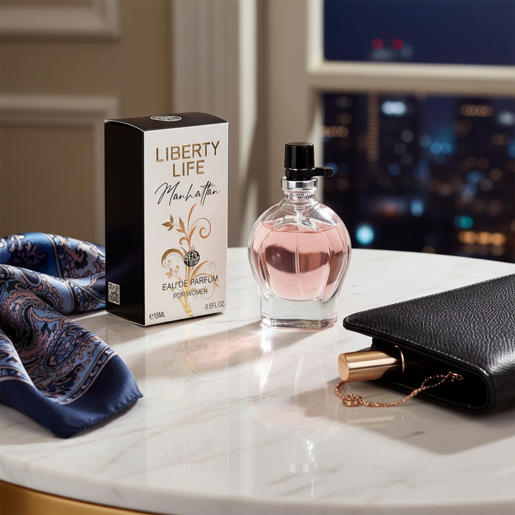 15ml EDP „LIBERTY LIFE MANHATTAN“ – jantarová – fougère vůně 6 