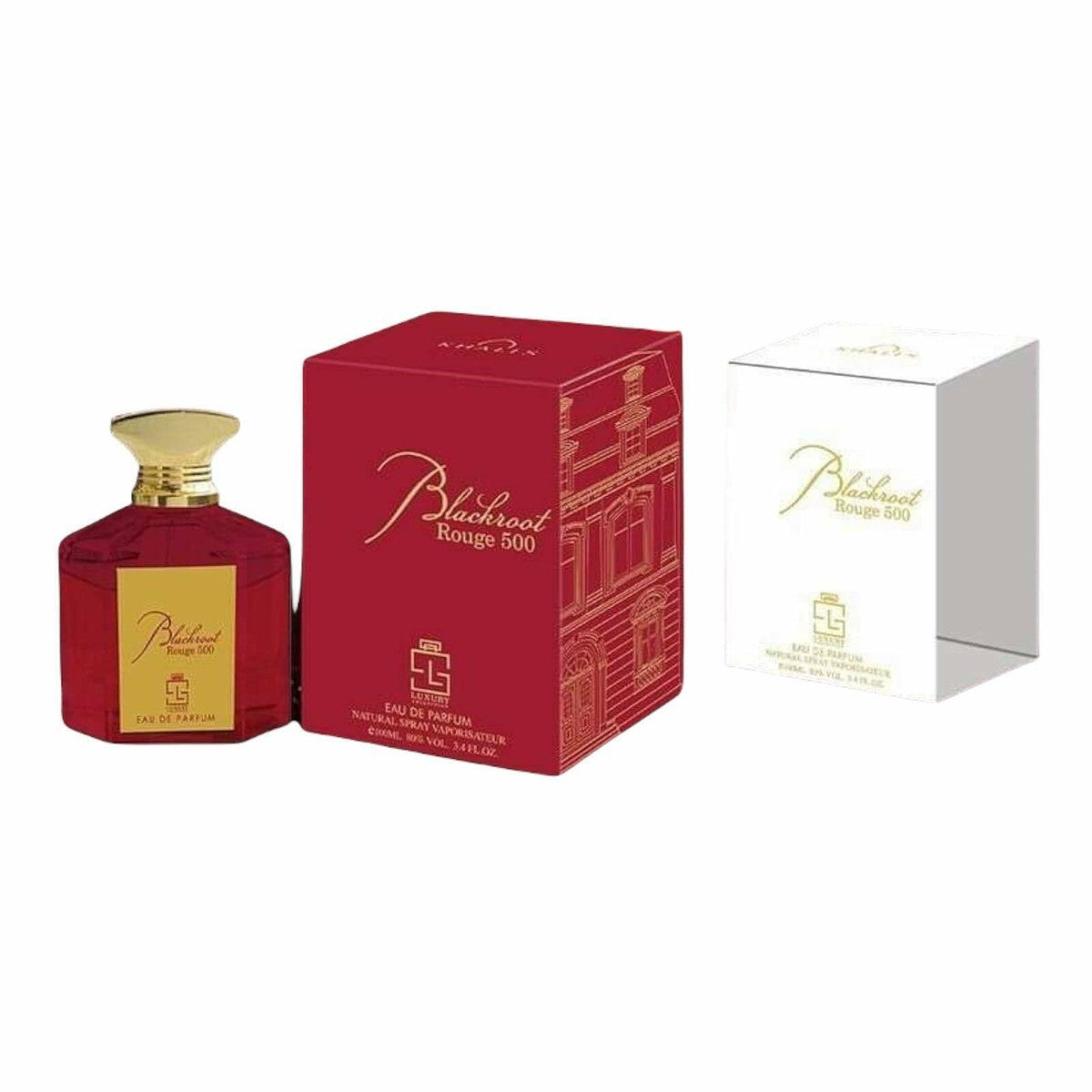 100 ml Eau de Perfume Oriental BLACKROOT ROUGE (Top: BERGAMOT, PINEAPPLE; Middle: SAFFRON, JASMINE; Base: AMBROX, CEDARWOOD, PRALINE) 1 