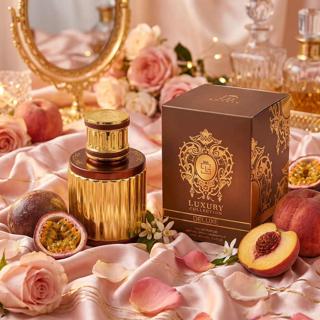 100 ml Eau de Perfume Oriental LUXURY COLLECTION (KIRKIRE) (TOP: PASSION FRUIT; MIDDLE: ROSE, PEACH; BASE: AMBERY WOODS) 3 