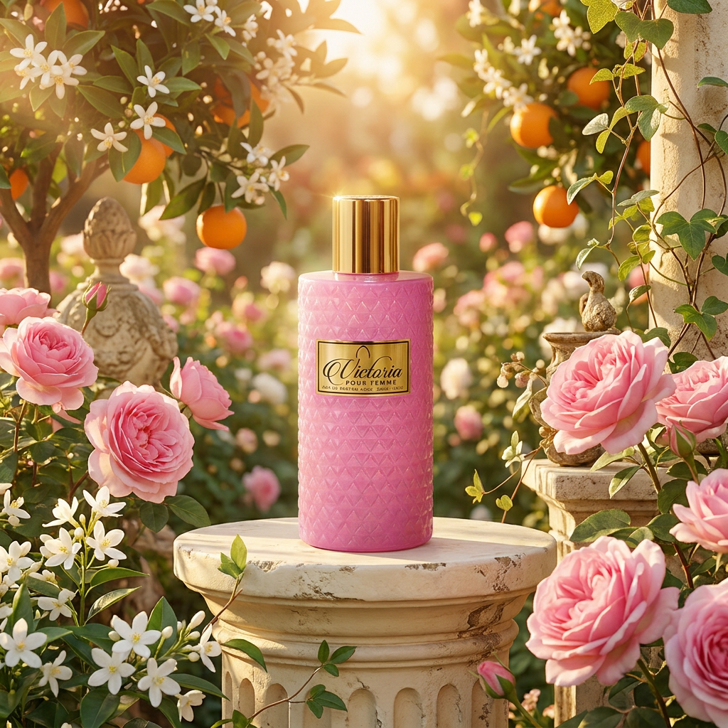 100 ml Eau de Perfume Oriental VICTORIA (TOP: ORANGE; MIDDLE: ROSE, GINGER, JASMINE, APPLE; BASE: MUSK, PATCHOULI, WOODS, VANILLA) 4 