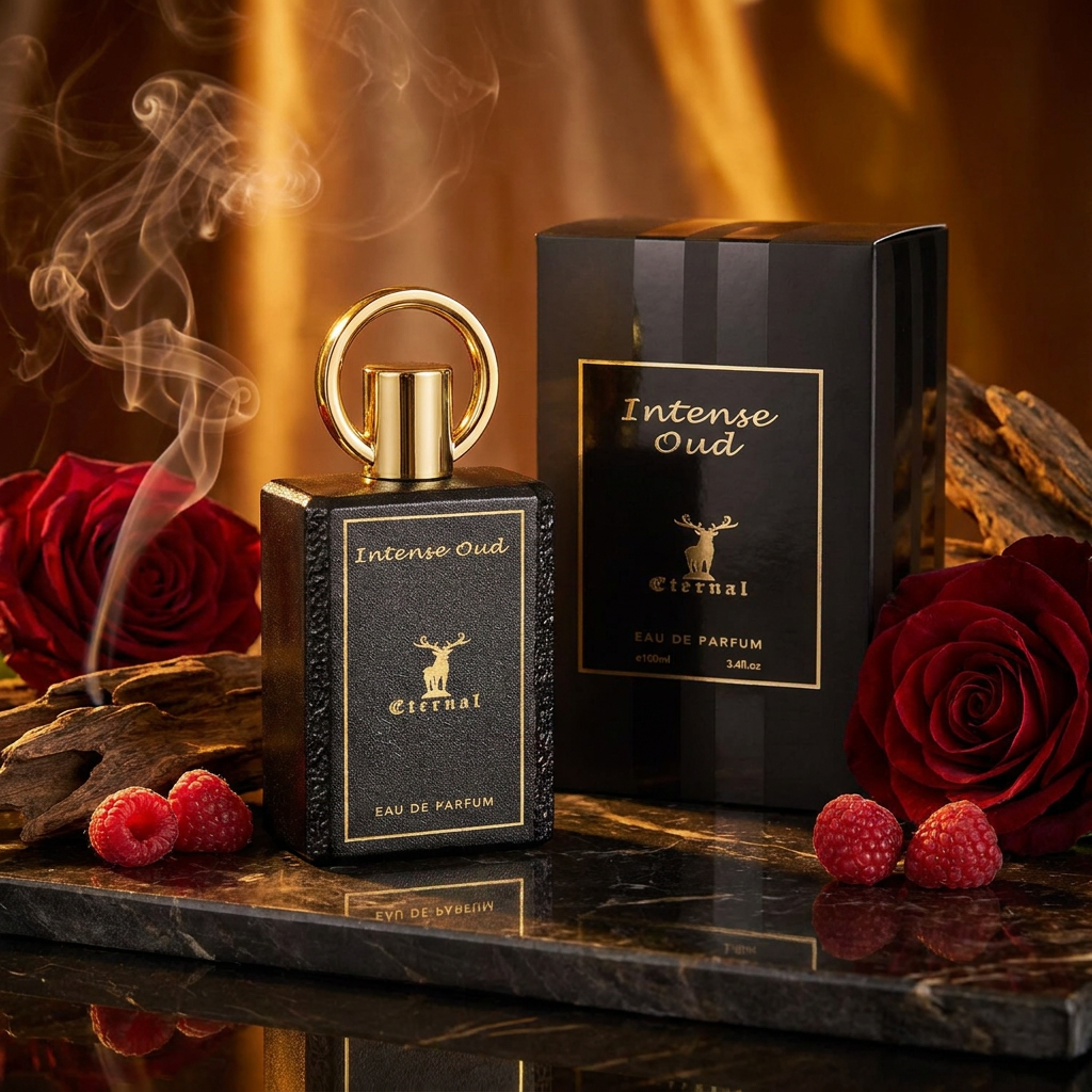 100 ml Eau de Perfume Oriental INTENSE OUD (TOP: PEAR, RASPBERRY, SAFFRON; MIDDLE: ORANGE BLOSSOM, ROSE; BASE: MUSK, AGARWOOD, AMBER) 4 