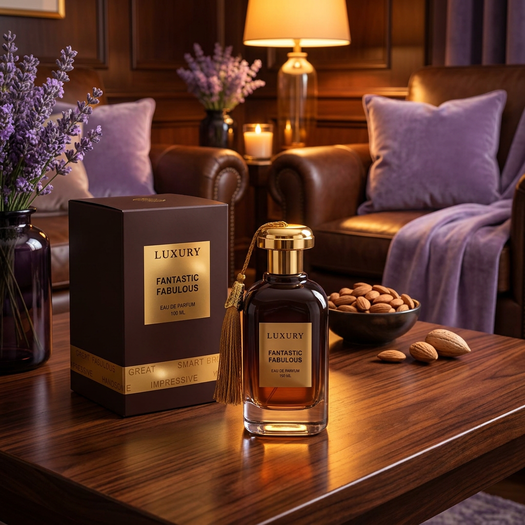 100 ml Eau de Perfume Oriental FANTASTIC FABULOUS (TOP: CLARY SAGE, LAVENDER; MIDDLE: ALMOND, VANILLA, ORRIS, LEATHER; BASE: TONKA BEAN, CASHMERAN, AMBER, WHITE WOODS, MUSK) 3 