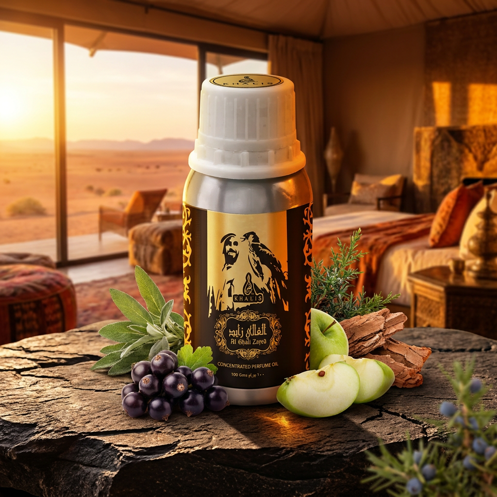 AL GHALI ZAYED 100 ml perfume oil (TOP: BAIE ROSE,BLACKCURRANT,BERGAMOT; MIDDLE: LILI OF THE VALLEY,PATCHOULI,APPLE; BASE: CEDARWOOD,MUSK,AMBER) 3 