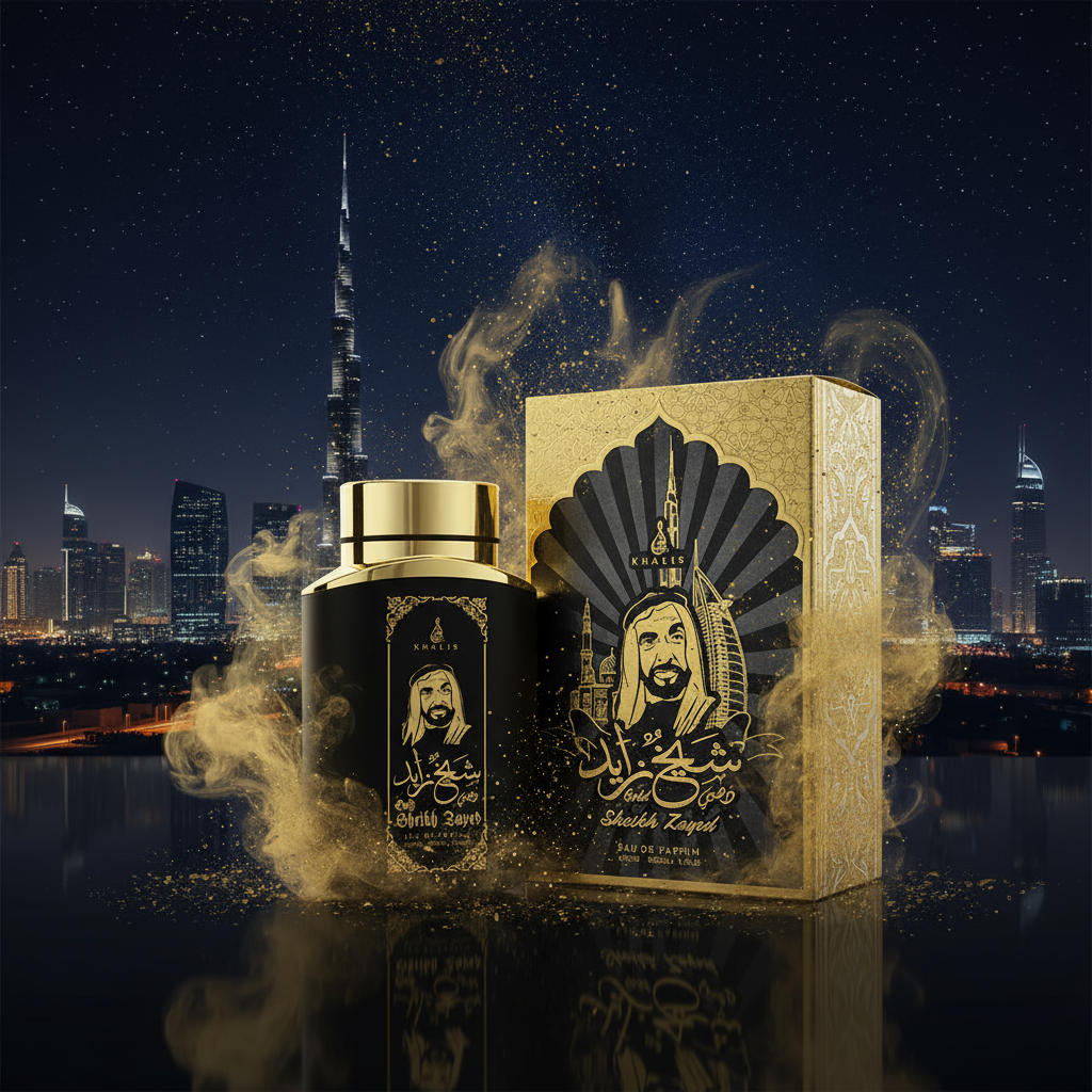 100 ml Eau de Perfume SHEIKH ZAYED GOLD Kořeněná Dřevitá Vůně pro Muže 3 