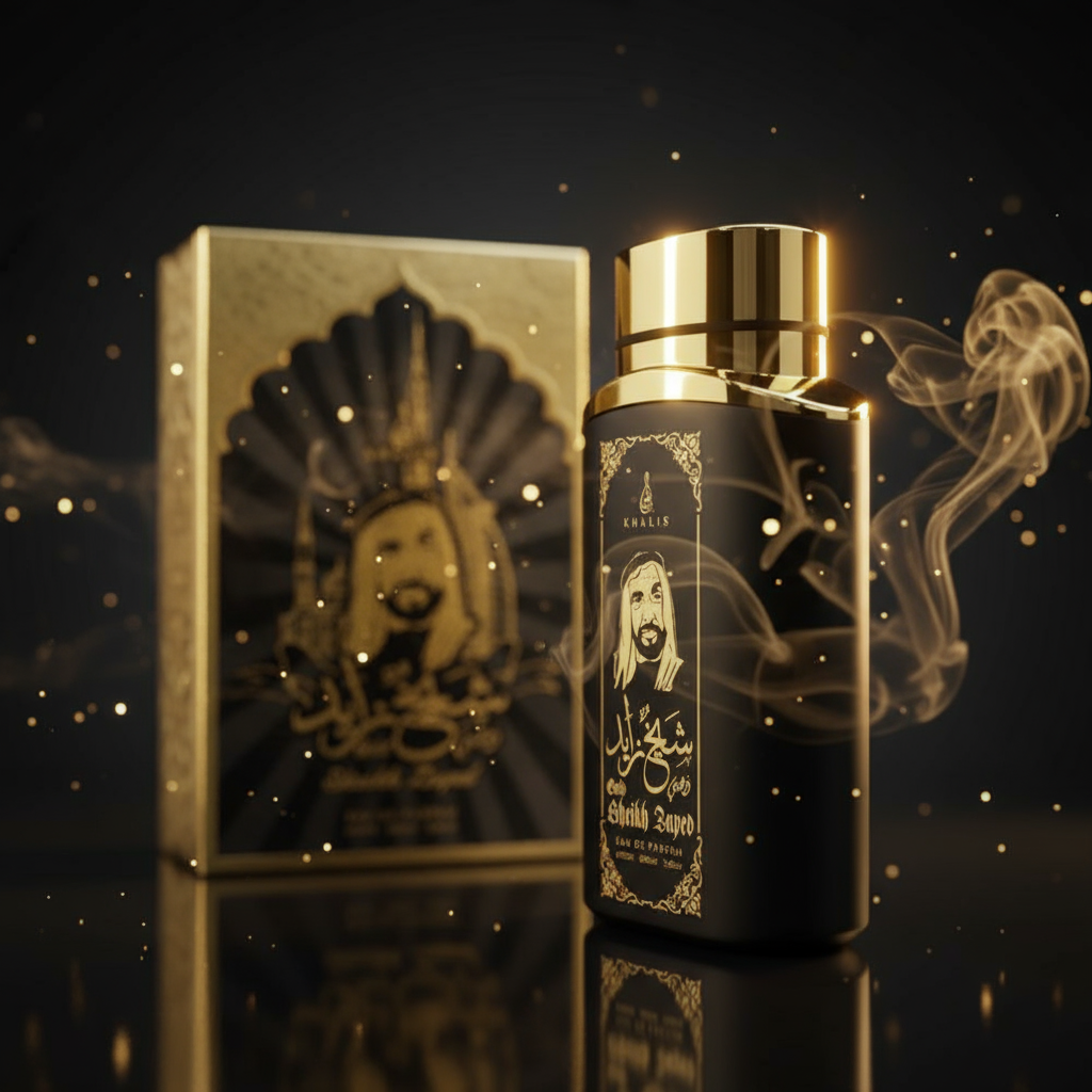100 ml Eau de Perfume SHEIKH ZAYED GOLD Kořeněná Dřevitá Vůně pro Muže 4 