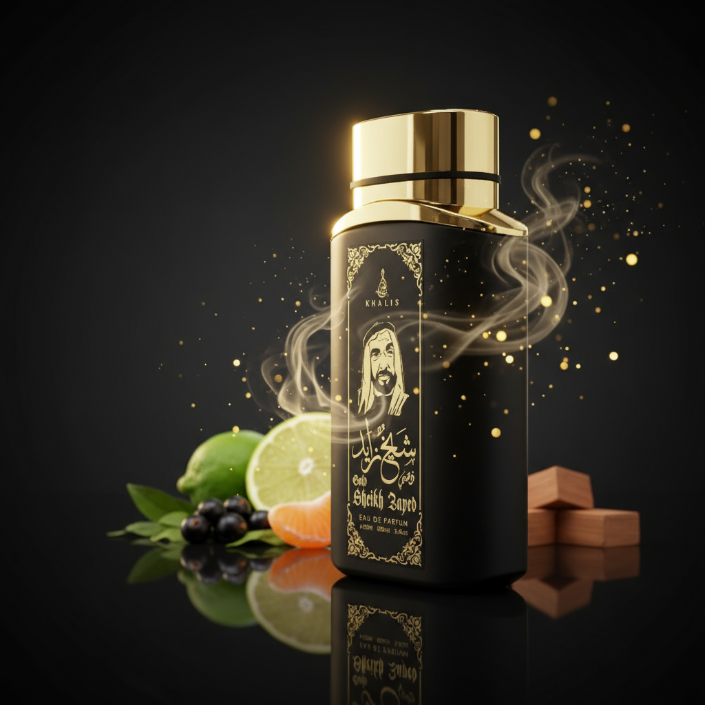100 ml Eau de Perfume SHEIKH ZAYED GOLD Kořeněná Dřevitá Vůně pro Muže 8 