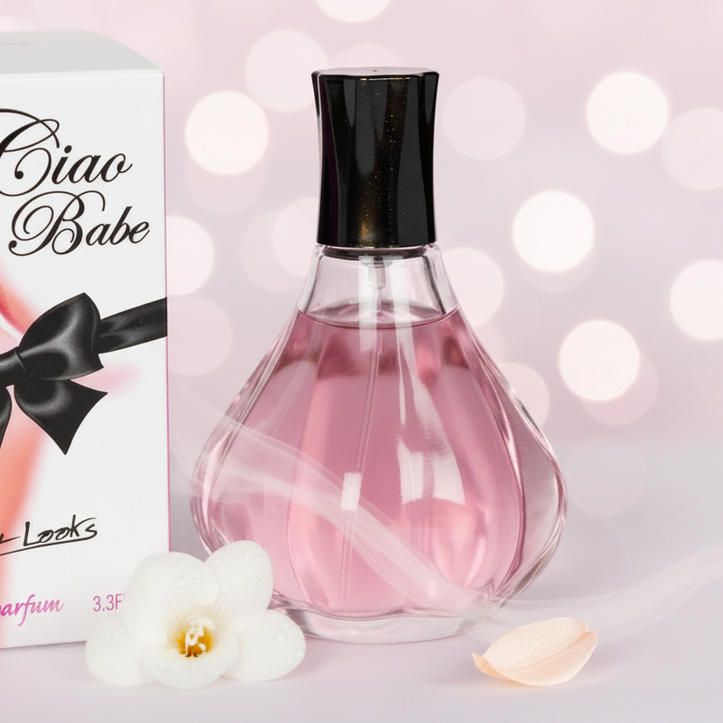 100 ml Eau de Parfume "CIAO BABE" Ovocná Květinová Vůně pro Ženy, s 2% obsahem esenciálních olejů