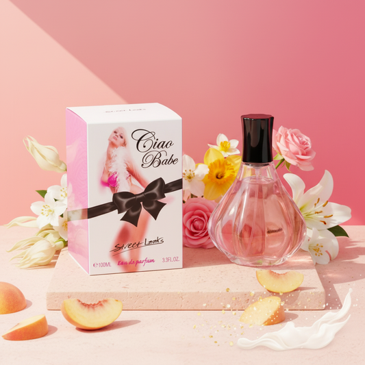 100 ml Eau de Parfume "CIAO BABE" Ovocná Květinová Vůně pro Ženy, s 2% obsahem esenciálních olejů