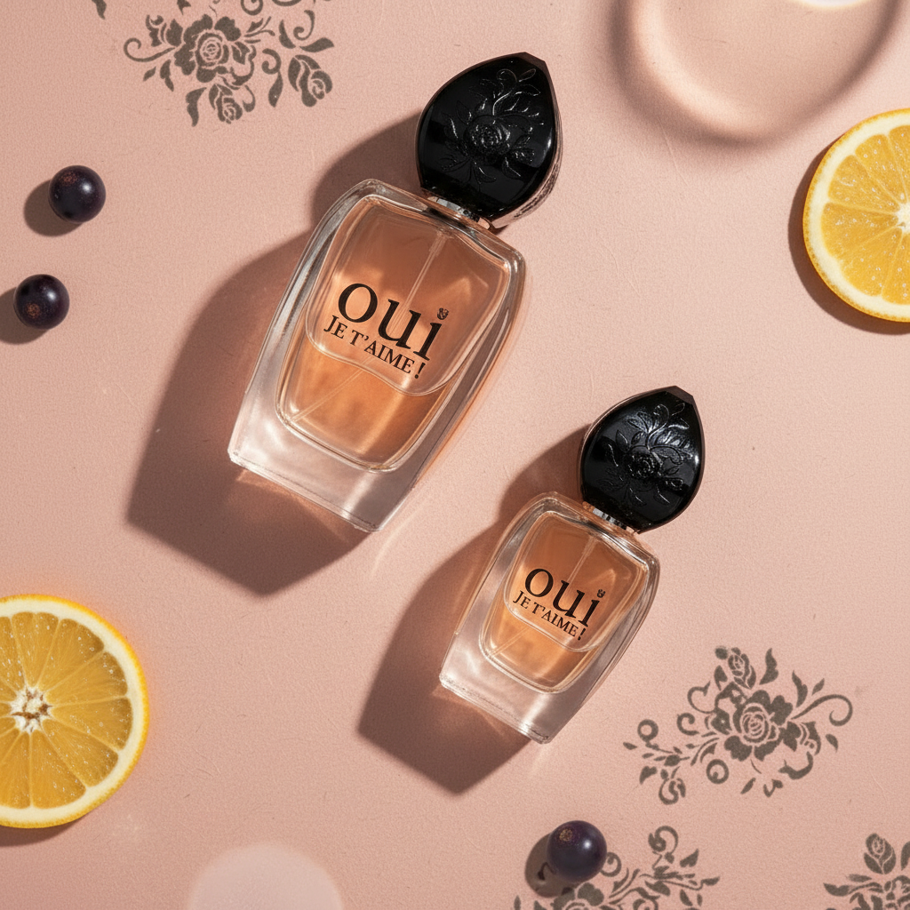 100 ml + 30 ml Eau de Perfume "OUI JE T’AIME" Cypřišová - Ovocná Vůně pro Ženy 5 