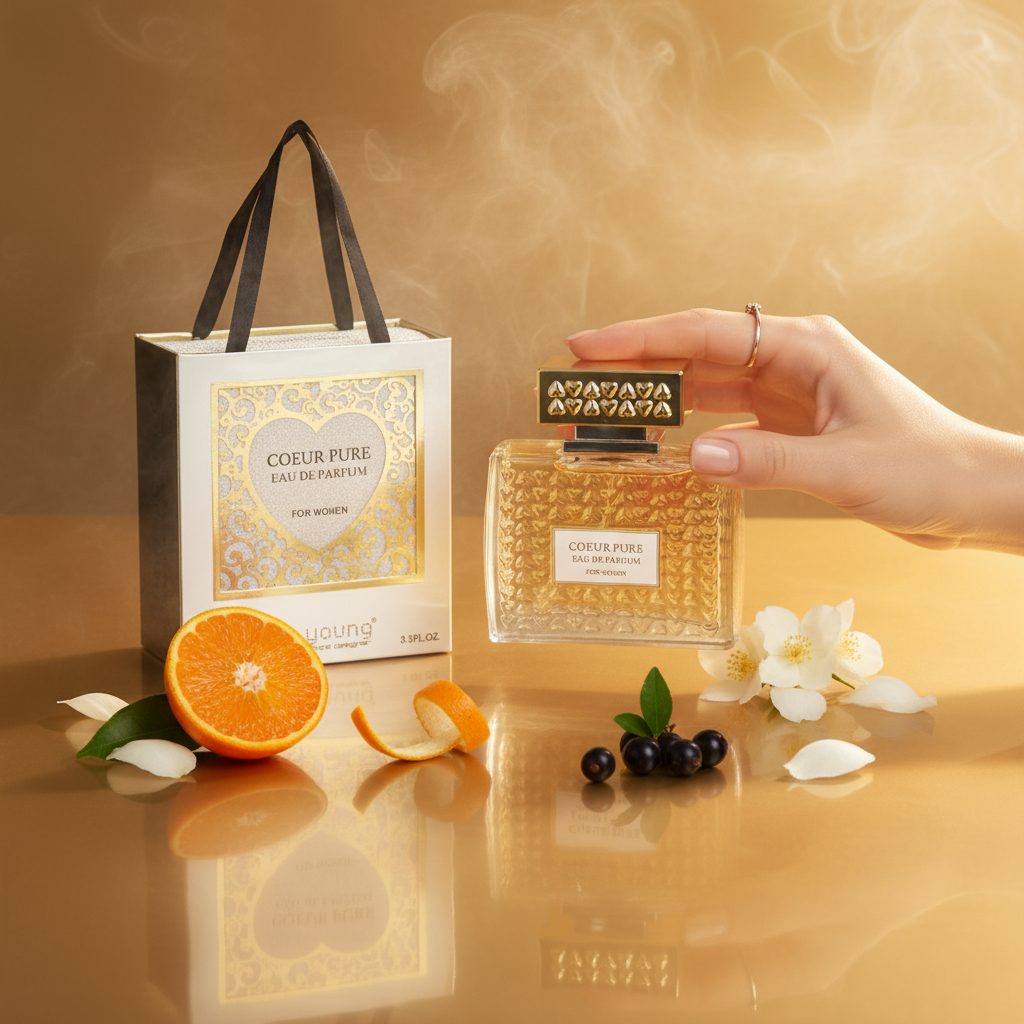 100 ml Eau de Parfume COEUR PURE květinová vůně pro ženy