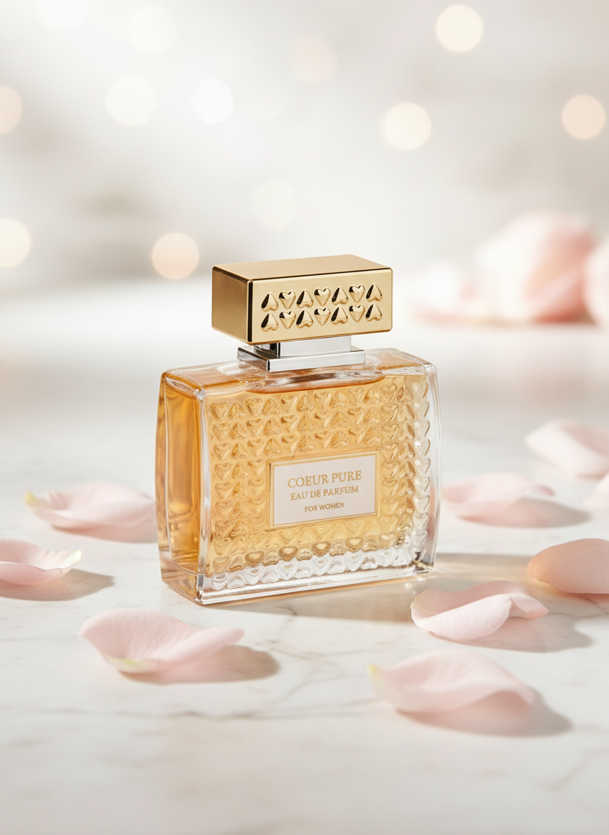 100 ml Eau de Parfume COEUR PURE květinová vůně pro ženy 4 