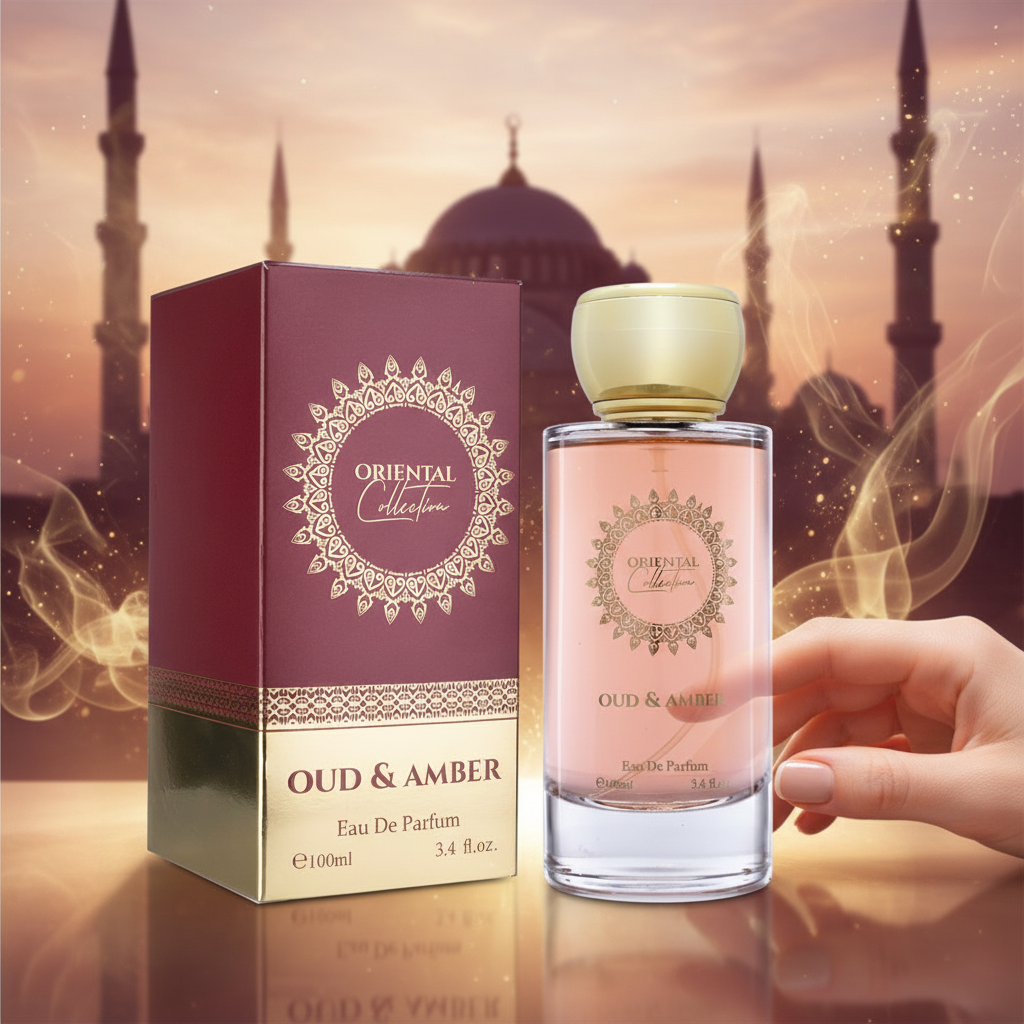 100 ml EDP OUD & AMBER Jedinečná, sladká, elegantní unisex vůně s agarovým dřevem