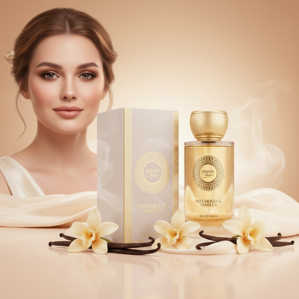 100 ml EDP PATCHOULI & VANILKA Dřevitá, elegantní, pudrová orientální dámská vůně 2 